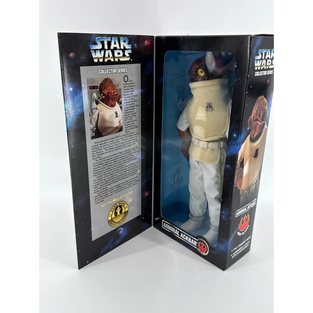 Kenner Star Wars Admiral Ackbar Collector Series 12 Figure MIB 1996 VTG HTF NWT